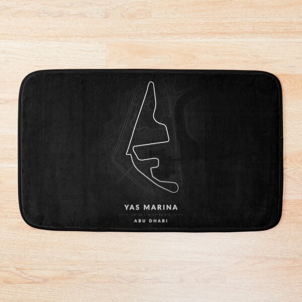 Item preview, Yas Marina Circuit Circuit in Abu Dhabi in Black and White designed and sold by Jerhus.