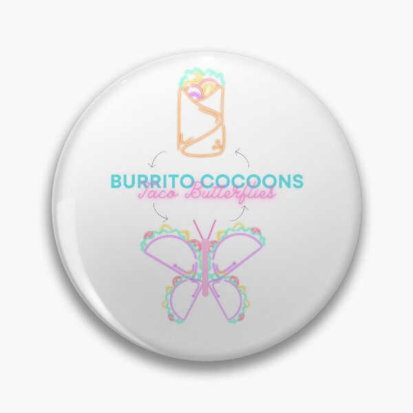 Item preview, Burrito Cocoons make Taco Butterflies designed and sold by Whatdoesmilosee.
