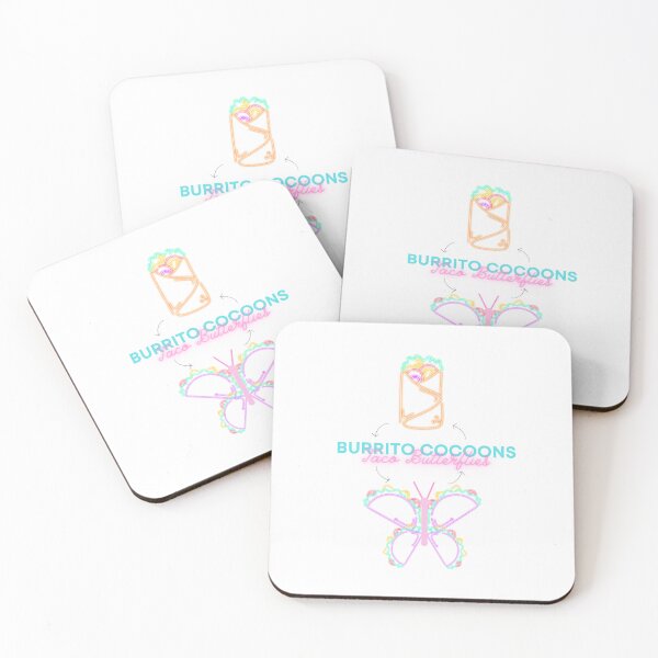 Item preview, Burrito Cocoons make Taco Butterflies designed and sold by Whatdoesmilosee.