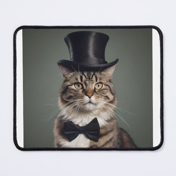 Item preview, Cat with a top hat designed and sold by BlacCollection.