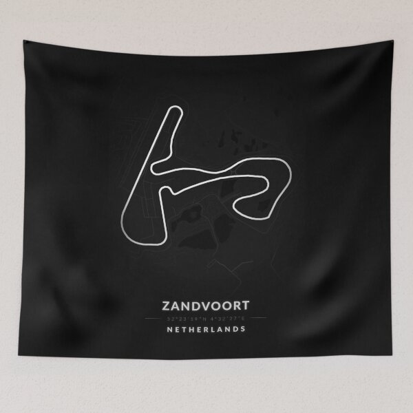 Item preview, Zandvoort Circuit in the Netherlands in Black and White designed and sold by Jerhus.