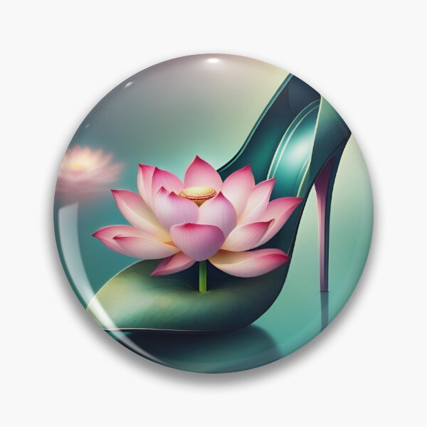 Aperçu de l'œuvre Une fleur style Lotus dans un talon haut créée et vendue par Patrick Canavan.