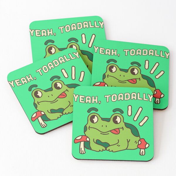 Item preview, YEAH, TOADALLY  designed and sold by Funky  Fibers.