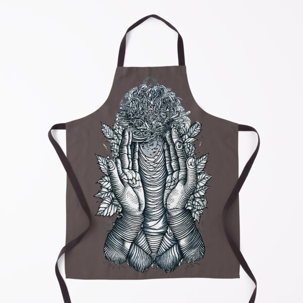 Item preview, Hands drawn with spider webs surrounded by tree leaves designed and sold by Firas Aljazzar.