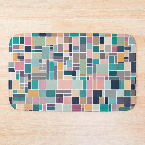 Item preview, small color block pattern lite pastel tone designed and sold by JangmiHorang.