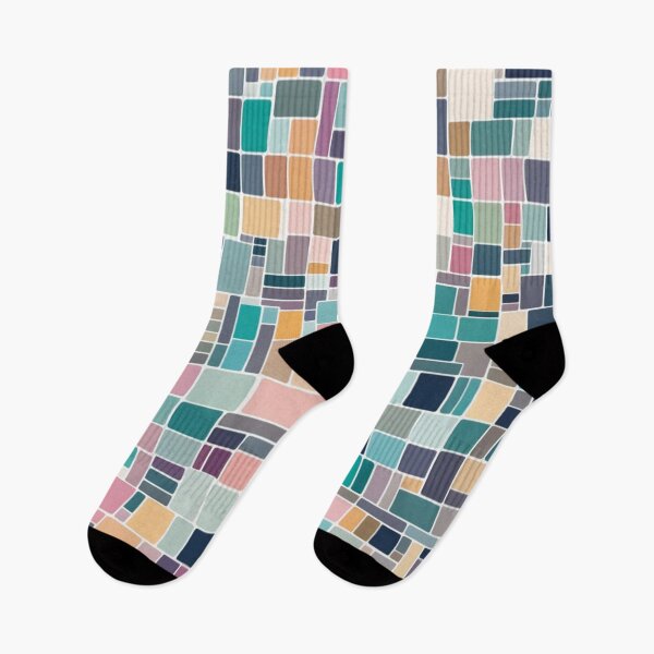 Item preview, small color block pattern lite pastel tone designed and sold by JangmiHorang.