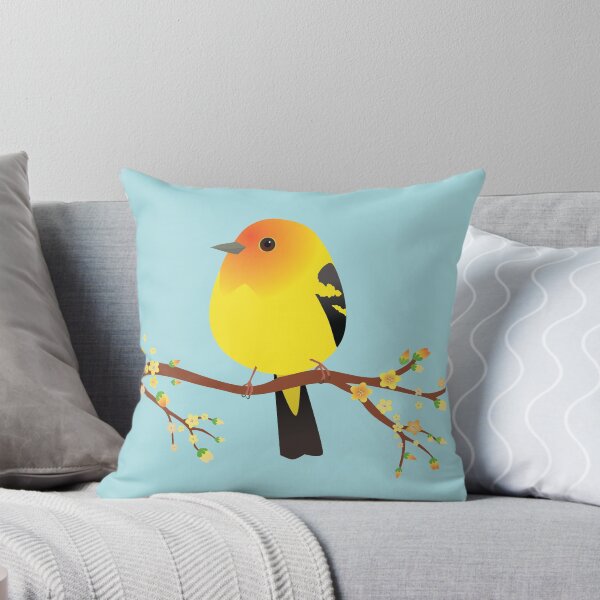 Item preview, Cute egg shaped Western tanager designed and sold by Bwiselizzy.