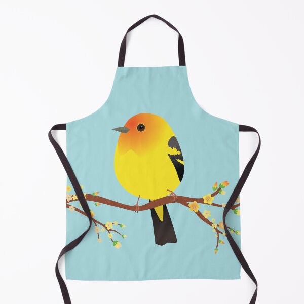 Item preview, Cute egg shaped Western tanager designed and sold by Bwiselizzy.