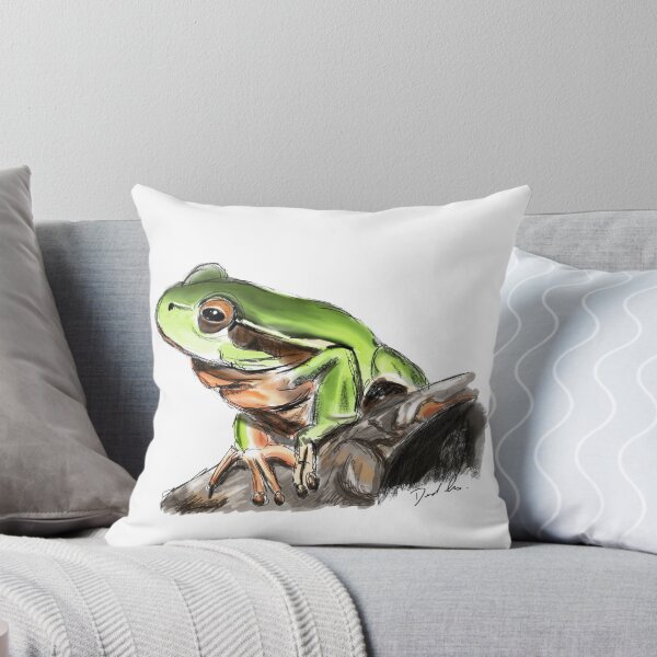 Item preview, Ink drawing - Green Tree Frog designed and sold by OzzieClothingC0.