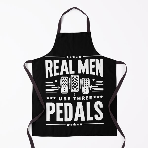 Item preview, Real Men Use Three Pedals - Manual Transmission Enthusiast designed and sold by teedory.