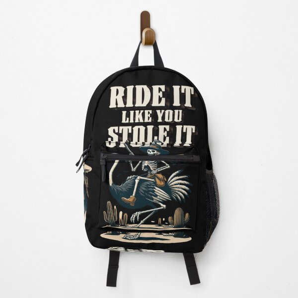 Item preview, Ride It Like You Stole It - Skeleton Cowboy - Western designed and sold by Design Raptor.