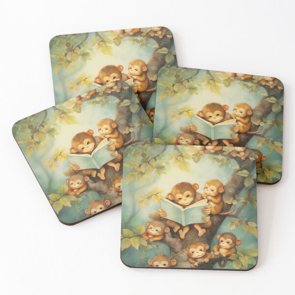 Item preview, Bedtime Monkey Tales designed and sold by cute-animals99.