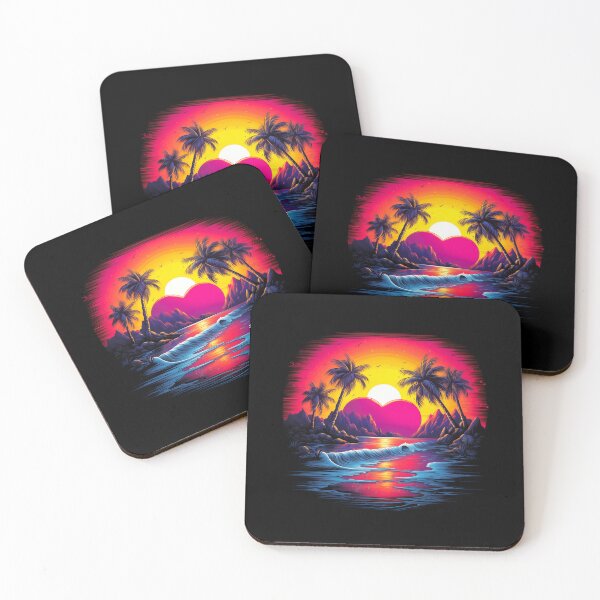 Item preview, Retro sunset in love designed and sold by Fantasyplus.