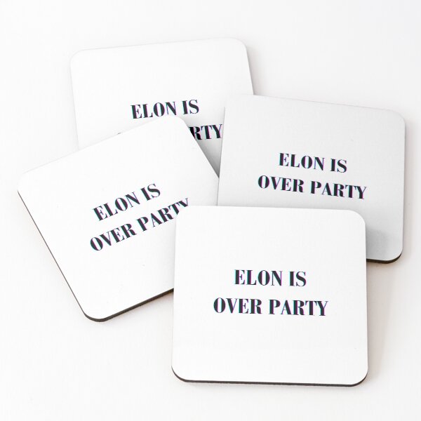 Item preview, Testa bumper, Elon is over party designed and sold by blueberryduck.