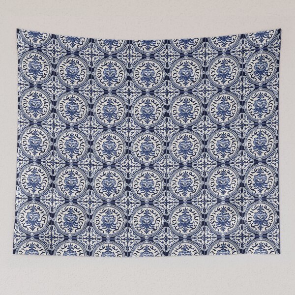 Item preview, Vintage Dutch Tile: The Hairy Cat designed and sold by ArtNook777.