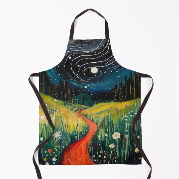 Item preview, Dream-like Flower Field Night Sky designed and sold by AllPrintsMore.