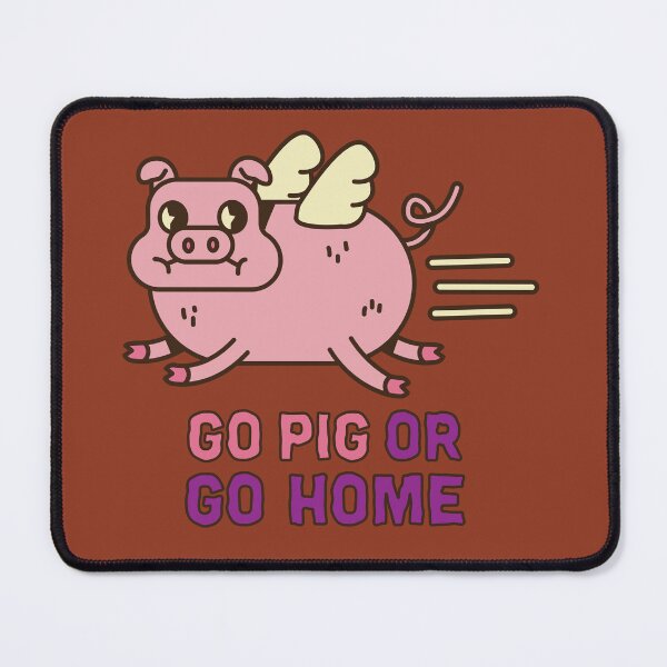 Item preview, go pig or go home designed and sold by Funky  Fibers.