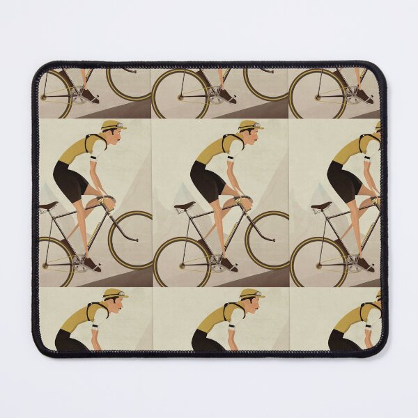 Item preview, Cyclist climbing designed and sold by Gravelymas.