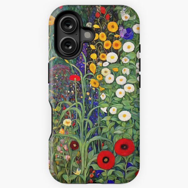 Aperçu de l'œuvre Jardin fleuri de Klimt créée et vendue par maniacfitness.