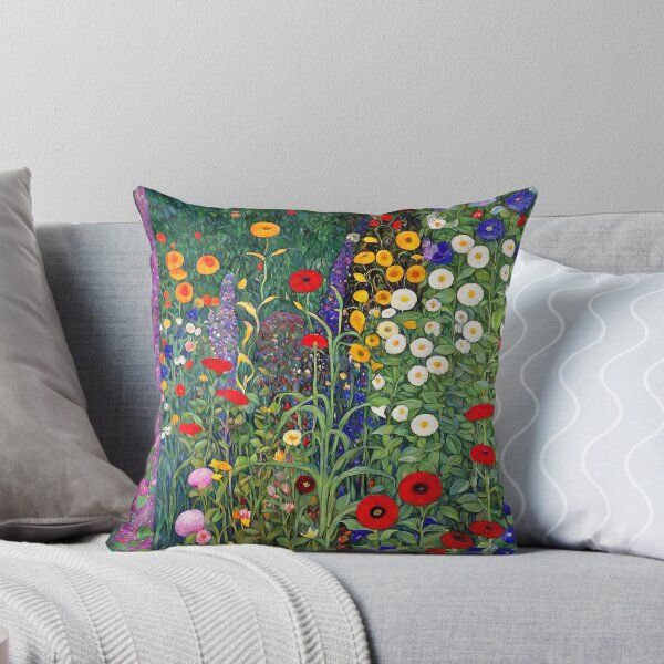 Aperçu de l'œuvre Jardin fleuri de Klimt créée et vendue par maniacfitness.