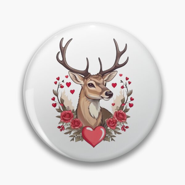 Item preview, Valentine hunting deer cute designed and sold by RaselStyleHub.