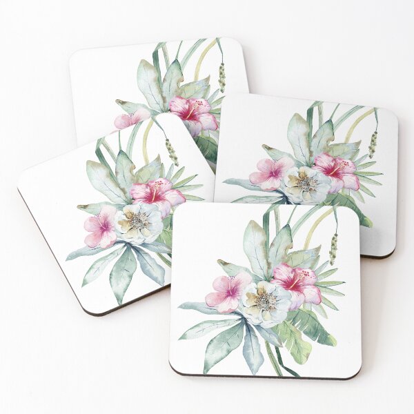 Artikelvorschau, Watercolor tropical bouquet  entworfen und verkauft von tapilipa.
