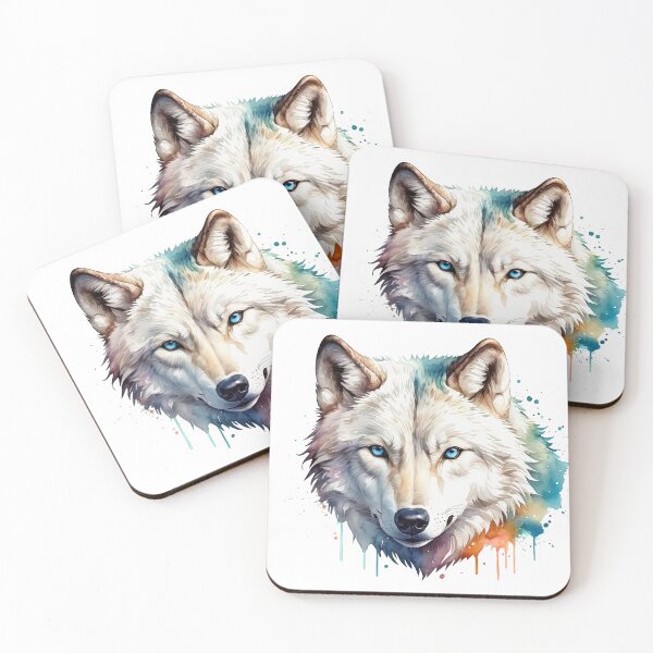 Item preview, Polar wolf isolated on white background designed and sold by stevanovicigor.