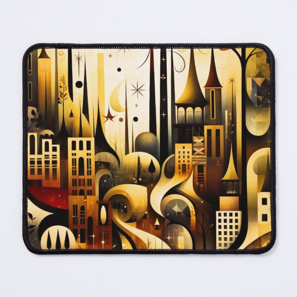 Item preview, City Dreamscape: Abstract Landscape Art for Modern Urban Living designed and sold by BubbleSpy.
