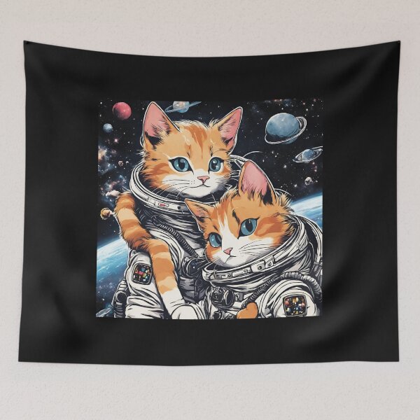 Artikelvorschau, CATS IN SPACE ASTRONAUT entworfen und verkauft von dvrushka.