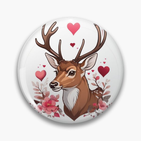 Item preview, Valentine hunting deer cute designed and sold by RaselStyleHub.