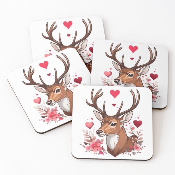 Item preview, Valentine hunting deer cute designed and sold by RaselStyleHub.