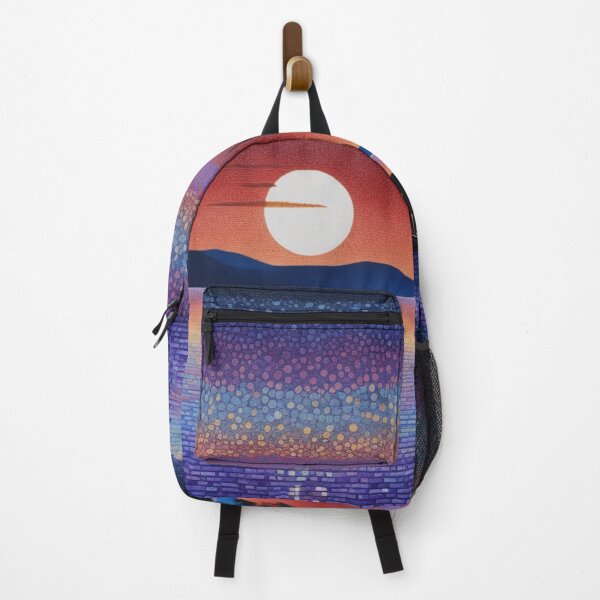 Item preview, sunset on the lake, a lady going in designed and sold by JangmiHorang.