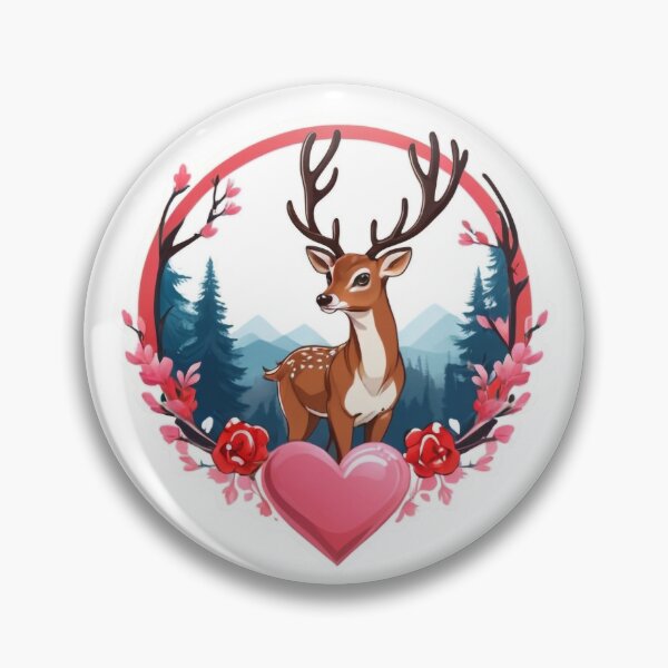 Item preview, Valentine hunting deer cute designed and sold by RaselStyleHub.