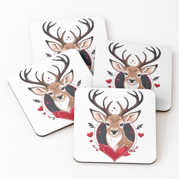 Item preview, Valentine hunting deer cute designed and sold by RaselStyleHub.