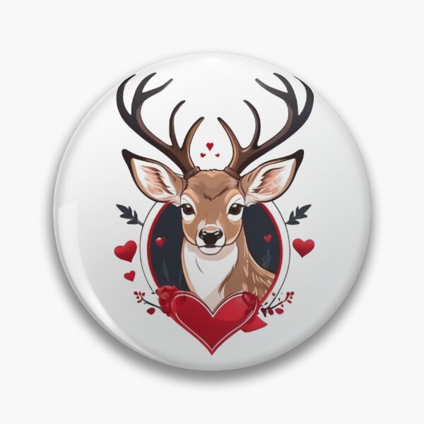 Item preview, Valentine hunting deer cute designed and sold by RaselStyleHub.