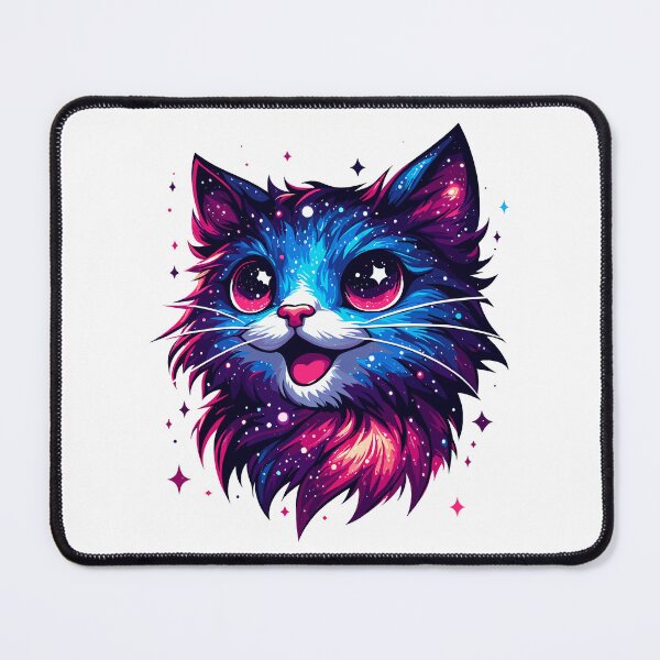 Item preview, Kawaii Cosmic Cat in Stars designed and sold by TomFrontierArt.