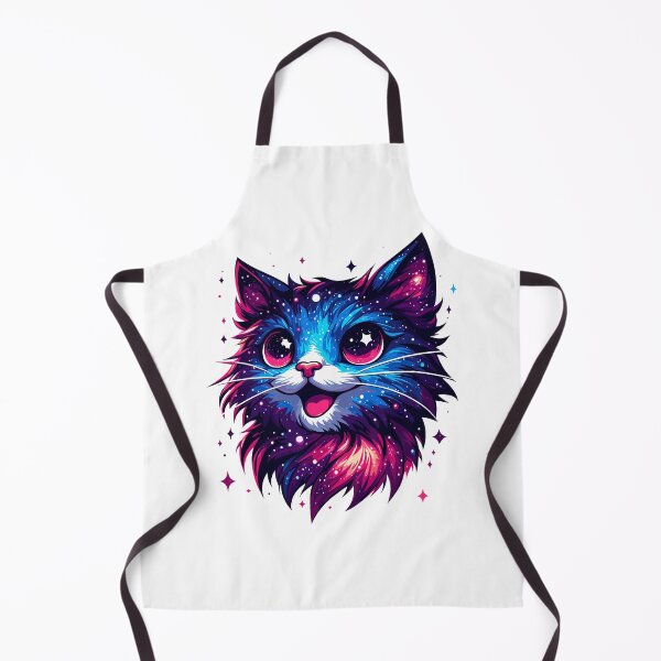 Item preview, Kawaii Cosmic Cat in Stars designed and sold by TomFrontierArt.