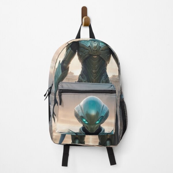 Item preview, A scary alien stands in front of a luxurious palace in the city designed and sold by Great-store4U.
