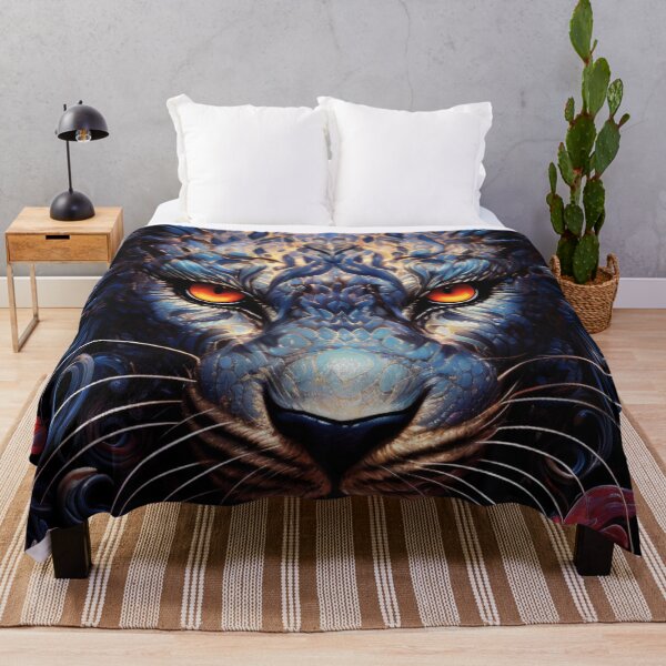 Item preview, Angry Leopard Face - Fearless Wildcat Expression for Fierce Souls designed and sold by BubbleSpy.