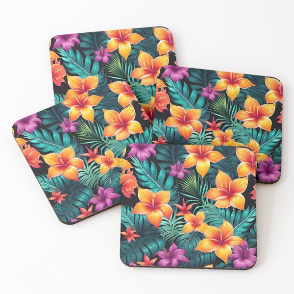 Artikelvorschau, Illustratives tropisches Blumendesign entworfen und verkauft von GPrint001.