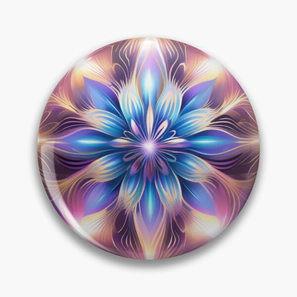 Item preview, radioactive indigo dandelion pattern. designed and sold by JangmiHorang.