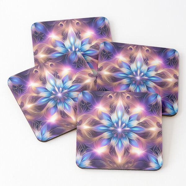 Item preview, radioactive indigo dandelion pattern. designed and sold by JangmiHorang.