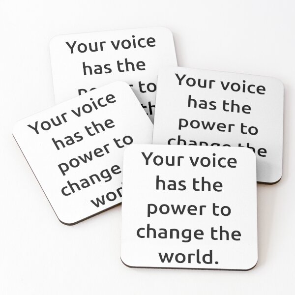 Item preview, Your voice has the power to change the world. designed and sold by IMCDT.