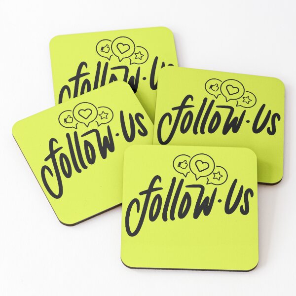Item preview, SOCIAL MEDIA FOLLOW US  designed and sold by Funky  Fibers.