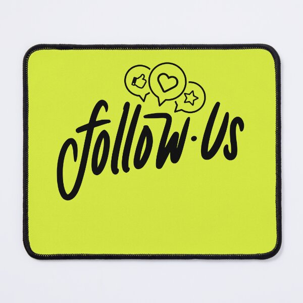 Item preview, SOCIAL MEDIA FOLLOW US designed and sold by Funky Fibers.