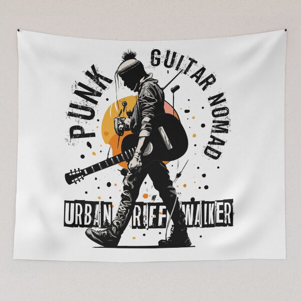 Item preview, Punk Guitar Nomad : Urban Riff Walker designed and sold by Concept-Hub.