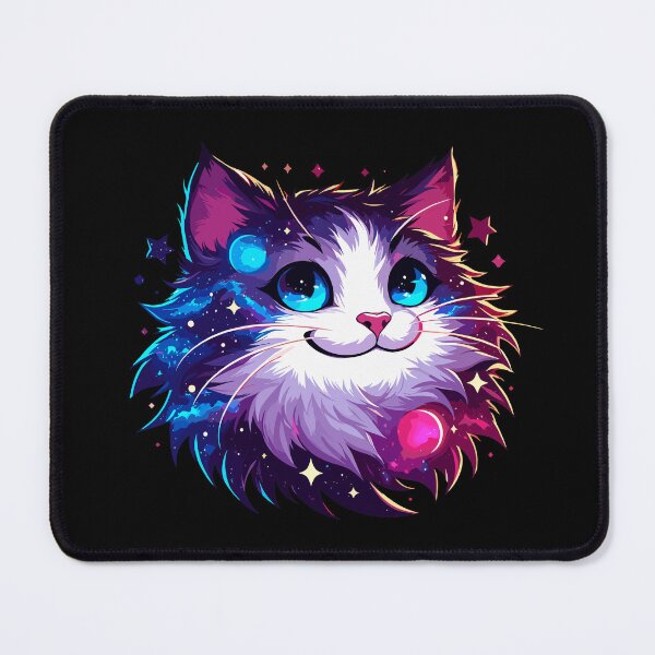 Item preview, Kawaii Cosmic Cat in Stars designed and sold by TomFrontierArt.