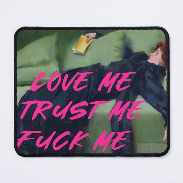 Item preview, Love Me Trust Me Fuck Me / Pink Version designed and sold by THE ART CONCEPT GALLERY.