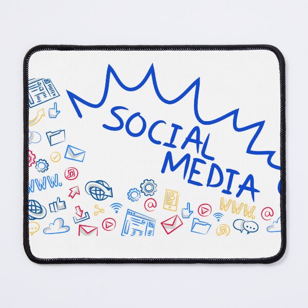 Item preview, FOLLOW US - SOCIAL MEDIA designed and sold by Funky Fibers.