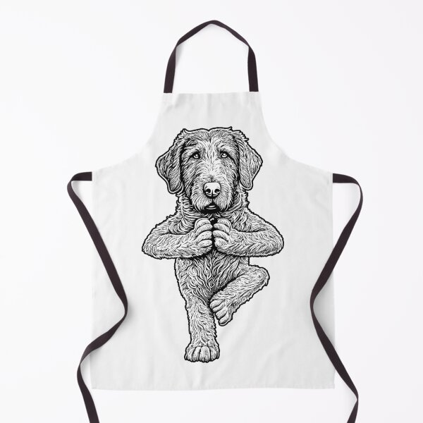Item preview, Irish Wolfhound Yoga Dog Puppy Funny Dogs Tree Pose Asana designed and sold by GrandeDuc.
